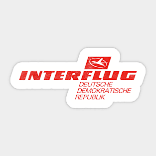 Vintage Interflug DDR Sticker